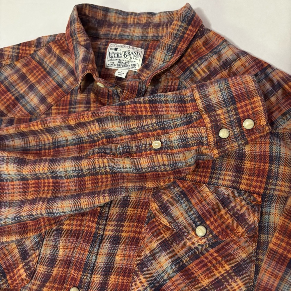 Lucky Brand Multicolor Flannel Shirt